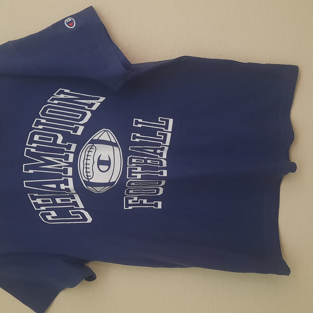 Champion Kids Blue Football T-Shirt